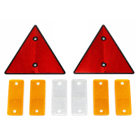 ZESTAW ODBLASKOWY TRÓJKĄT PRZYKRĘCANY NA SRUBY ODBLASKI PRZYKRĘCANE