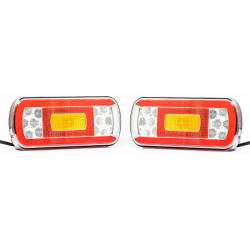 LAMPY TYLNE LEDOWE FT-130 NT KOMPLET PRAWA+LEWA