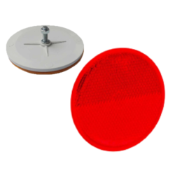 ODBLASK CZERWONY OKRĄGŁY 78mm PRZYKRĘCANY ZE ŚRUBĄ M5 DO PRZYCZEP KEMPING ODBLASK CZERWONY OKRĄGŁY 78mm PRZYKRĘCANY ZE ŚRUBĄ M5 DO PRZYCZEP KEMPING