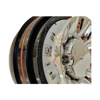 LAMPA OSTRZEGAWCZA KOGUT LED NA TRZPIEŃ FLEX błyskowa 4 TRYBY PRACY BŁYSKI