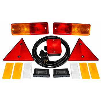 Zestaw lamp tylnych do przyczep rolniczy 7pin