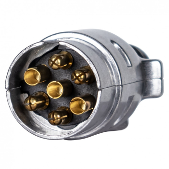 WTYCZKA GNIAZDA DO ŚWIATEŁ PRZYCZEPY ALUMINIOWA 7 PIN