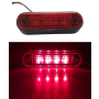 LAMPA OBRYSOWA LEDOWA CZERWONA 12/24V 4xLED TYŁ