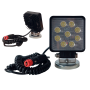 LAMPA ROBOCZA REFLEKTOR 9 LED 12/24V SZPERACZ MAGNES WTYCZKA ZAPALNICZKI