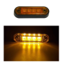 LAMPA OBRYSOWA ŻÓŁTA LEDOWA BOCZNA 12/24V 4xLED