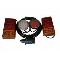 ZESTAW LAMP LED DO PRZYCZEP COFANIA PRZECIWMGLOWA 13PIN