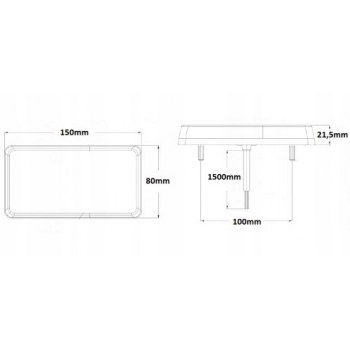 ZESTAW LAMP LED DO PRZYCZEP COFANIA PRZECIWMGLOWA 13PIN