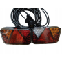 GOTOWY ZESTAW LAMP FT-270 LED PRZYCZEP 13 PIN