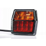 ZESTAW LAMP LED PRZYCZEP TRÓJKĄT ODBLASK 7 PIN