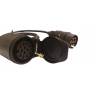ADAPTER 7/13 PRZEDŁUŻACZ PRZEJŚCIÓWKA Z PRZEWODEM 80 CM