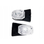 Zestaw lamp swiateł do przyczepki +odblaski 7 pin