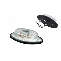LAMPA OBRYSOWA PRZEDNIA BIAŁA PRZYCZEPKI OBRYSÓWKA