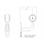 LAMPA OBRYSOWA LED LAMPY GABARYTOWE komplet PARA