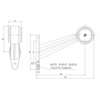 LAMPA OBRYSOWA LED LAMPY GABARYTOWE komplet PARA