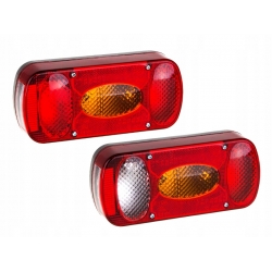 LAMPY ŚWIATŁA TYLNE ZESPOLONE DO PRZYCZEP KOMPLET