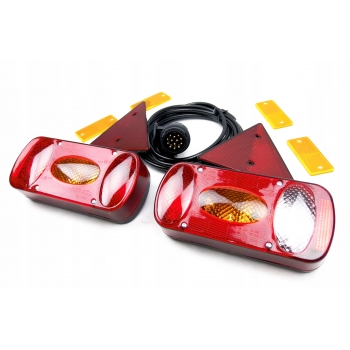 LAMPY ZESTAW DO PRZYCZEPY LAMPA DO MONTAŻU 13 pin