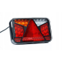 KOMPLET LAMP LED ŚWITŁA DO PRZYCZEPY LAWETA IP68