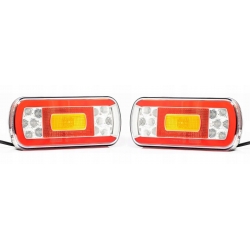 ZESTAW LAMPA TYLNA PRZYCZEPY LAWETY LED DIODOWA