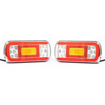 ZESTAW LAMPA TYLNA PRZYCZEPY LAWETY LED DIODOWA