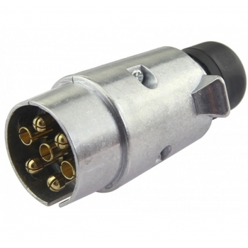 ZESTAW GNIAZDO HAKA WTYCZKA PRZYCZEPY 7 PIN METALOWE