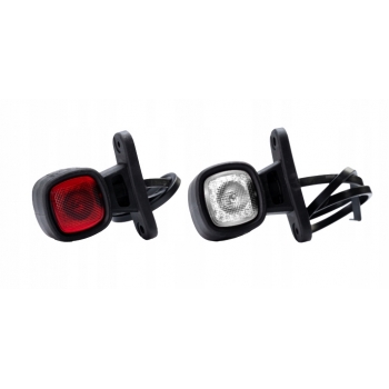 KOMPLET LAMPA OBRYSOWA GABARYTOWA LED 12-24V x2SZT