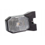 LAMPA OBRYSOWA BIAŁA LED 12-24V NA PRZÓD + ODBLASK