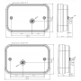 LAMPY TYLNE LED BAJONET 5 PIN KOMPLET DO LAWET 12V
