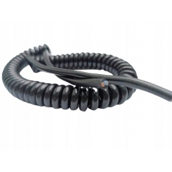 KABEL PRZEWÓD SPIRALNY 2-ŻYŁOWY OMY 2x0,75 12V-24V