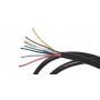PRZEWÓD ELEKTRYCZNY KABEL 8-żyłowy YLY-S 7x1+1,5mm SAMOCHODOWY LINKA CZARNY
