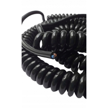 KABEL PRZEWÓD SPIRALNY 2-ŻYŁ OMY 2x0,75 12-24V 4 M