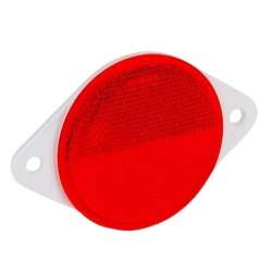 ODBLASK CZERWONY PRZYKRĘCANY NA 2 ŚRUBY OKRĄGŁY 78mm ODBLASK CZERWONY PRZYKRĘCANY NA 2 ŚRUBY OKRĄGŁY 78mm