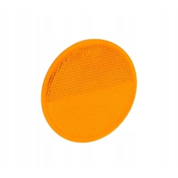 ODBLASK ŻÓŁTY OKRĄGŁY DO PRZYCZEP 78mm PRZYKRĘCANY ZE ŚRUBĄ M5 ODBLASK ŻÓŁTY OKRĄGŁY DO PRZYCZEP 78mm PRZYKRĘCANY ZE ŚRUBĄ M5