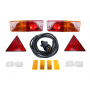 Zestaw lamp lampy do przyczep +odblaski wtyczka 7p