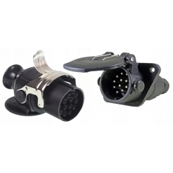 ZESTAW GNIAZDO WTYCZKA NACZEPY TIR 24V 15 PIN ADR