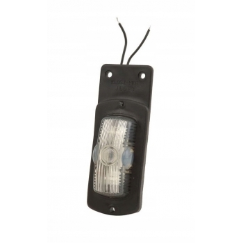 LAMPA OBRYSOWA BIAŁA WISZĄCA OBRYSÓWKA + ŻARÓWKA