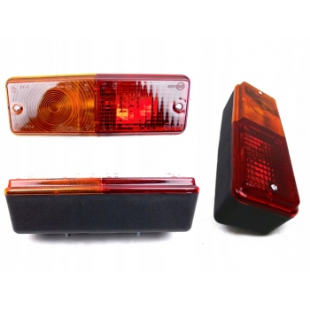 LAMPY TYLNE ZESPOLONE PRZYCZEPA ROLNICZA +TRÓJKĄTY ODBLASKOWE