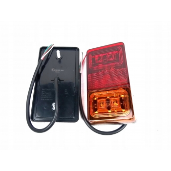 ZESTAW LAMPY TYLNE LED 12V 24 V + ODBLASK TRÓJKĄT