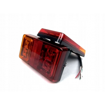 ZESTAW LAMPY TYLNE LED 12V 24 V + ODBLASK TRÓJKĄT