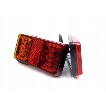 ZESTAW LAMPY TYLNE LED 12V 24 V + ODBLASK TRÓJKĄT
