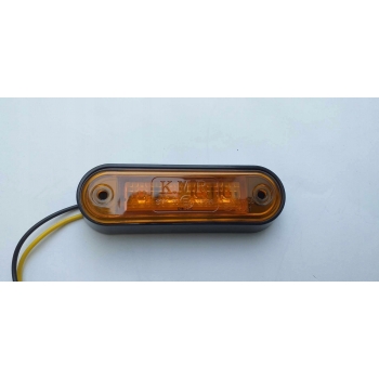 LAMPA OBRYSOWA ŻÓŁTA LEDOWA BOCZNA 12/24V 4xLED