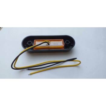 LAMPA OBRYSOWA ŻÓŁTA LEDOWA BOCZNA 12/24V 4xLED