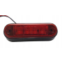 LAMPA OBRYSOWA LEDOWA CZERWONA 12/24V 4xLED TYŁ