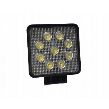 LAMPA ROBOCZA REFLEKTOR 9 LED 27W 12-24V SZPERACZ
