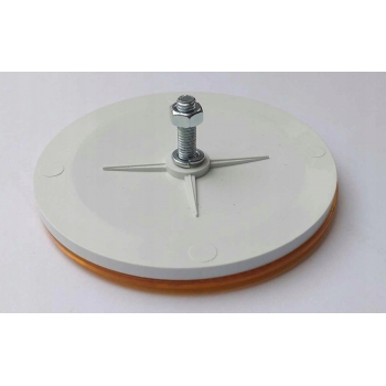 ODBLASK BIAŁY OKRĄGŁY 78mm PRZYKRĘCANY ZE ŚRUBĄ
