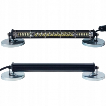 PANEL 24 LED ŚWIATŁO LAMPA ROBOCZA SPOT 12-24V NA MAGNES WTYK ZAPALNICZKI