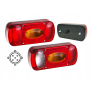 LAMPY TYLNE ZESPOLONE L+P BAJONET DO PRZYCZEPKI NA BAGAŻNIK NA ROWERY + ŻARÓWKI