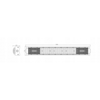 PANEL LED ŁUK 96 LED 5500 LM LAMPA ROBOCZA FLOOD OFF ROAD LISTWA SZPERACZ
