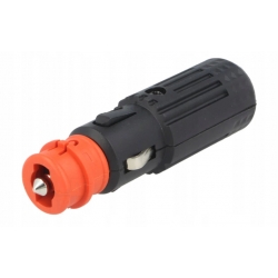 WTYCZKA ZAPALNICZKI SAMOCHODOWEJ PROSTY 12-24V DC dioda LED 15A ADAPTER
