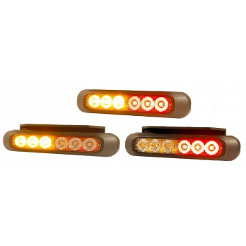 LAMPA TYLNA UNIWERSALNA DO PRZYCZEPKI DIODOWA LED 3-FUNKCYJNA 12-24V WĄSKA