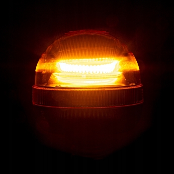 LAMPA BŁYSKOWA KOGUT 36 LED 12/24V FLEX + TRZPIEŃ TYP O MOCOWANIE LAMPY